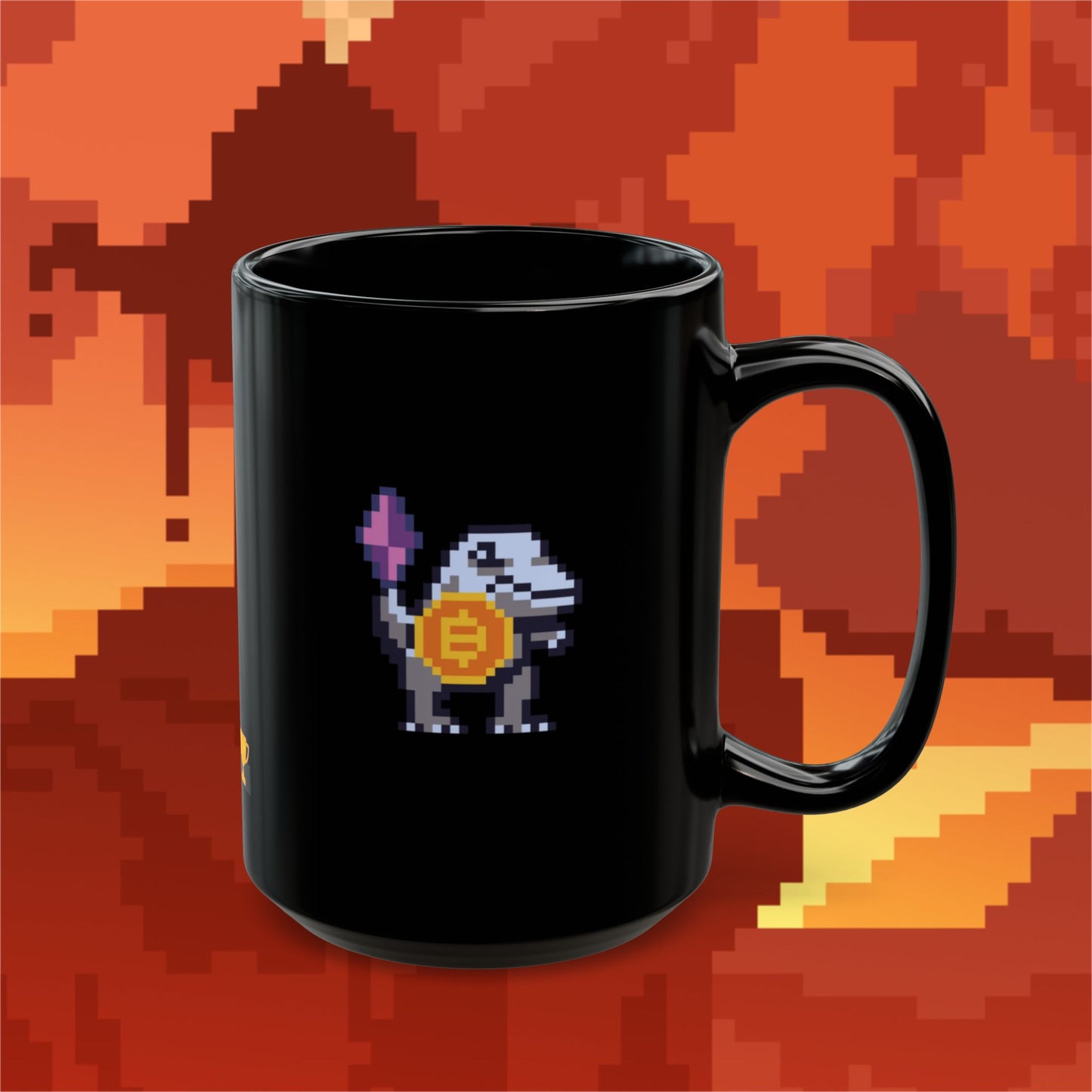 Satoshisaurus (Dæmons) Mug - Black
