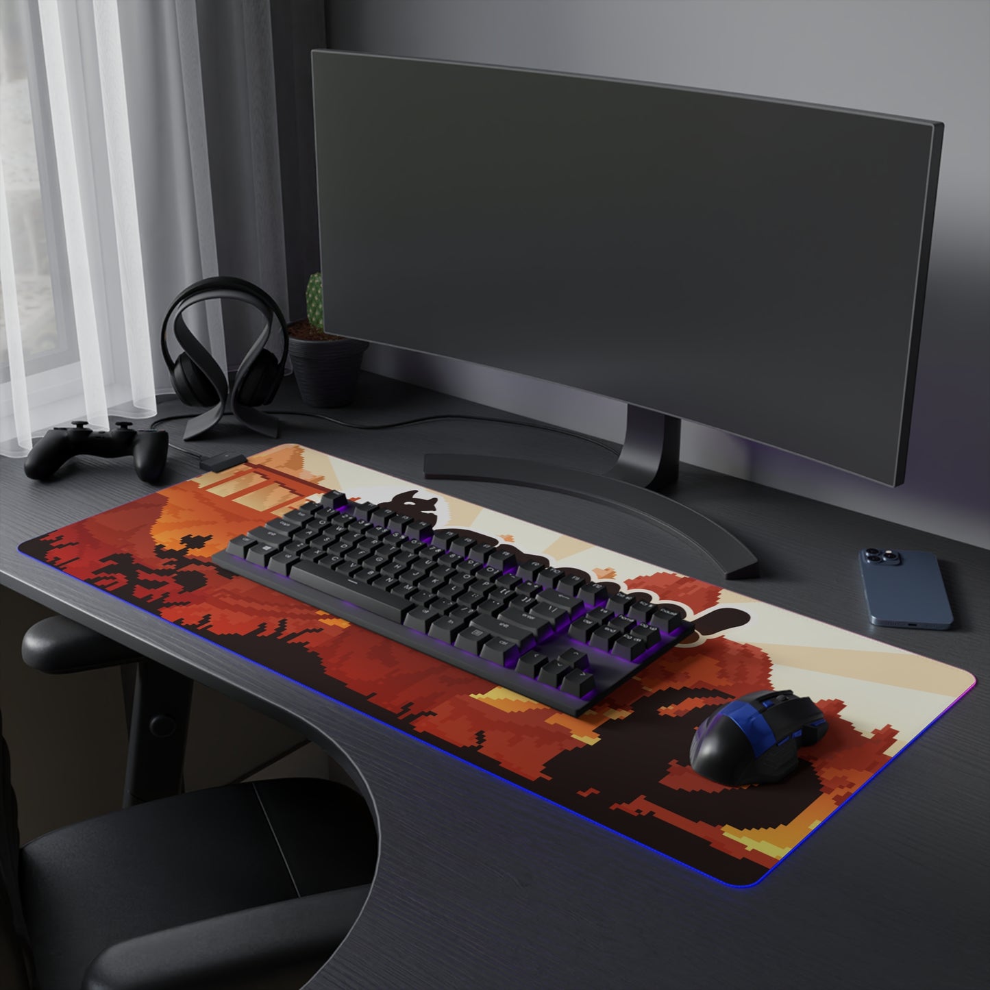 LED Dæmons Gaming Pad - Scene 2