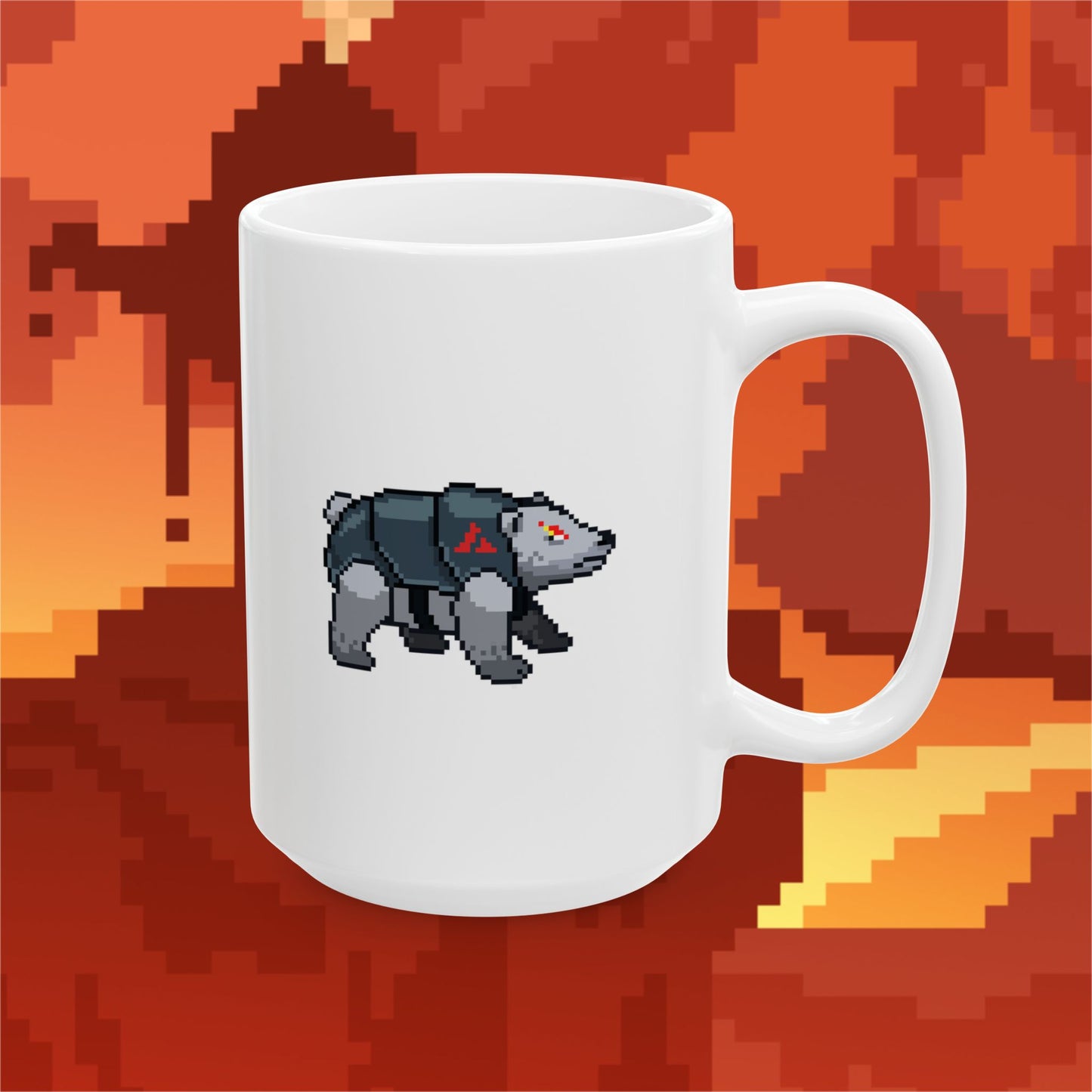 AVAX Snow Bear (Dæmons) Mug - White