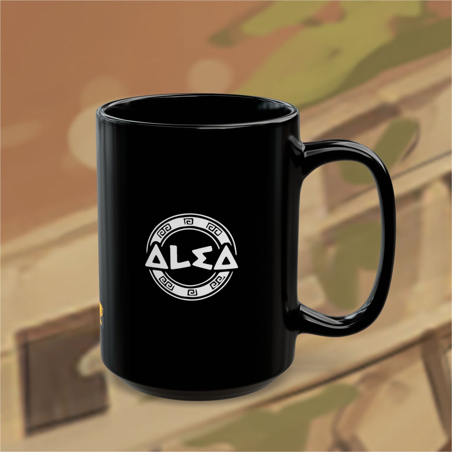 Alea Logo Mug - Black