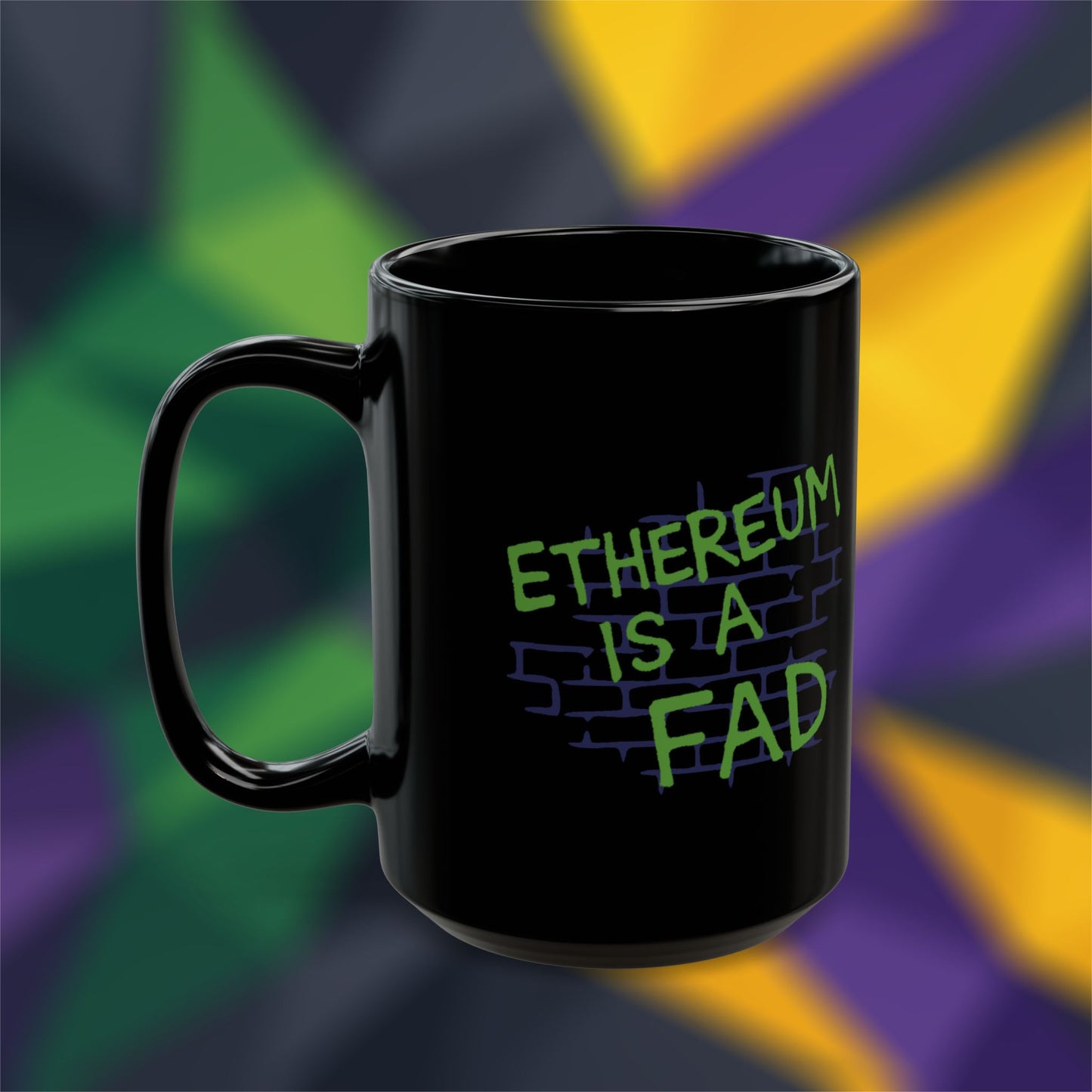 Ethereum Is A Fad Mug - Black