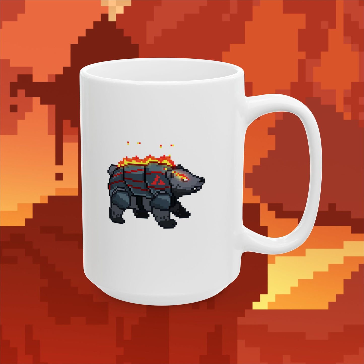 AVAX Snow Bear (Dæmons) Mug - White
