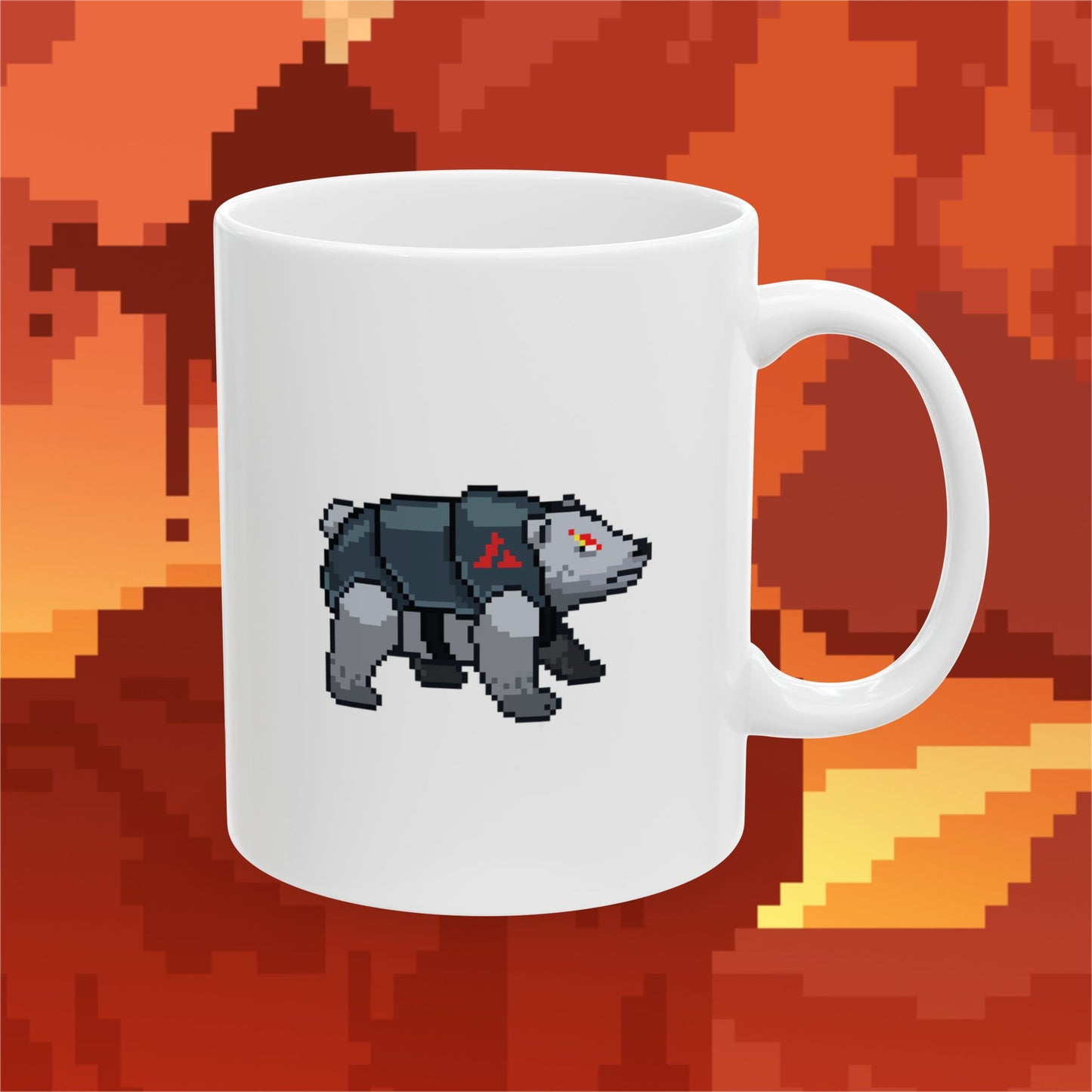 AVAX Snow Bear (Dæmons) Mug - White