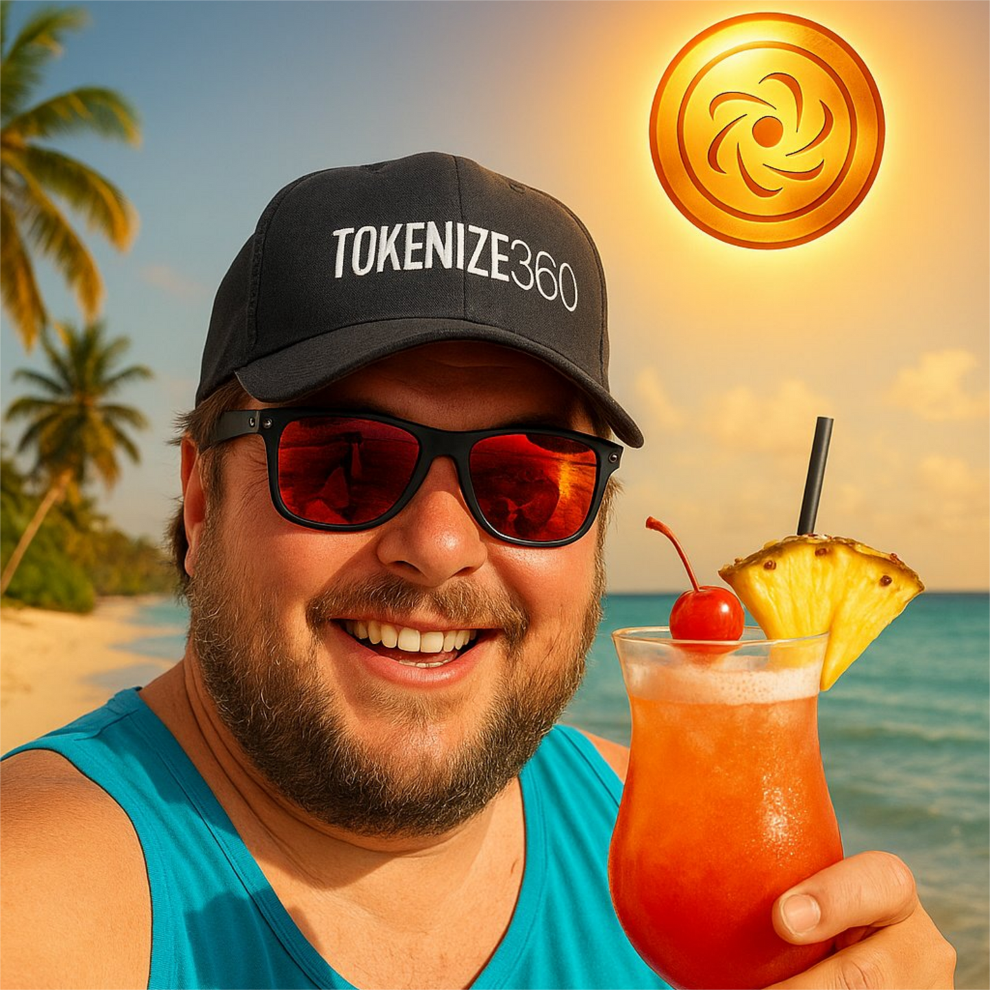 Tokenize Embroidered Cap