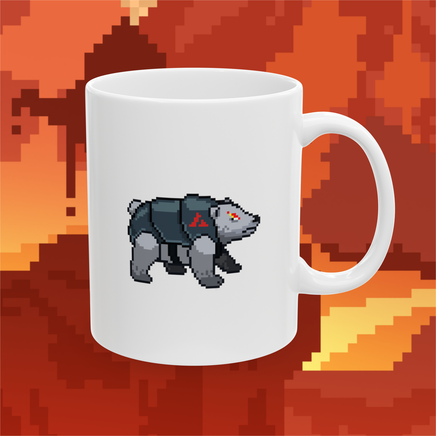 AVAX Snow Bear (Dæmons) Mug - White
