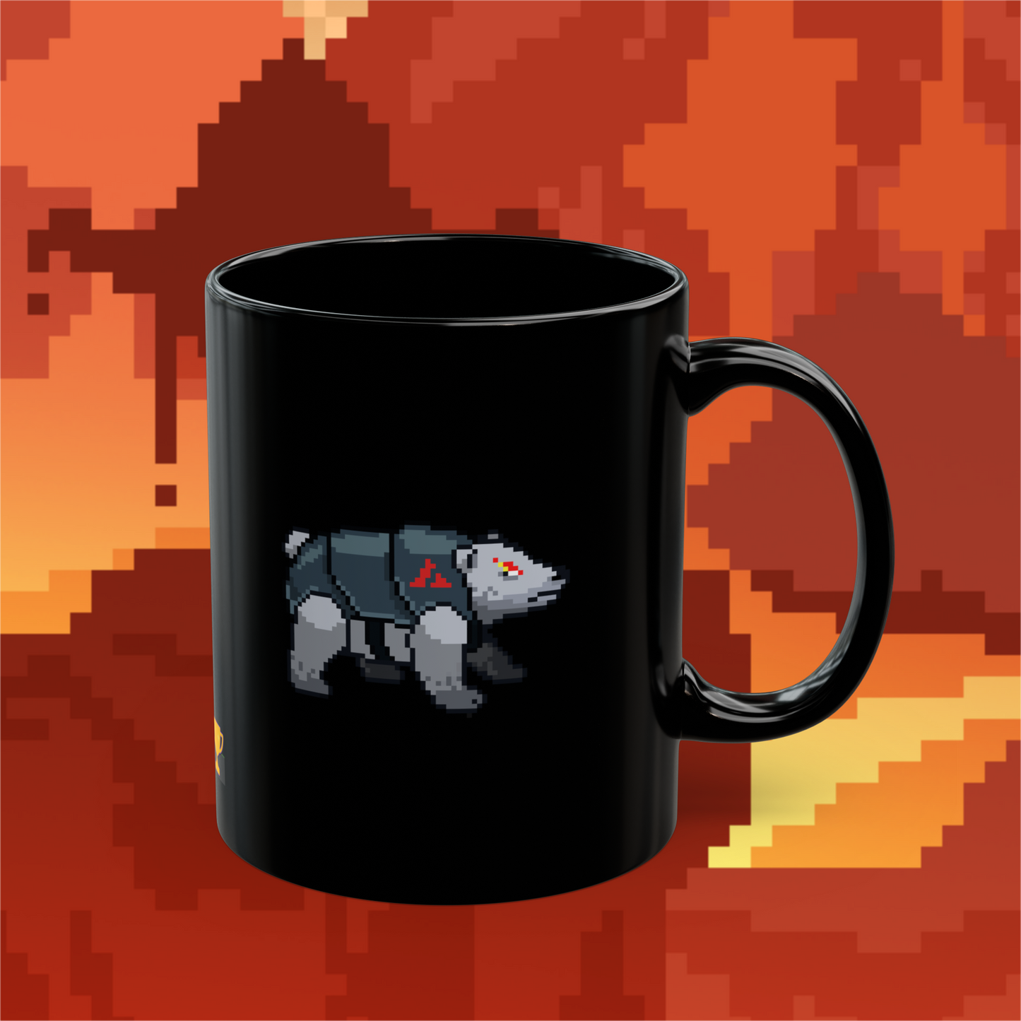 AVAX Snow Bear (Dæmons) Mug - Black