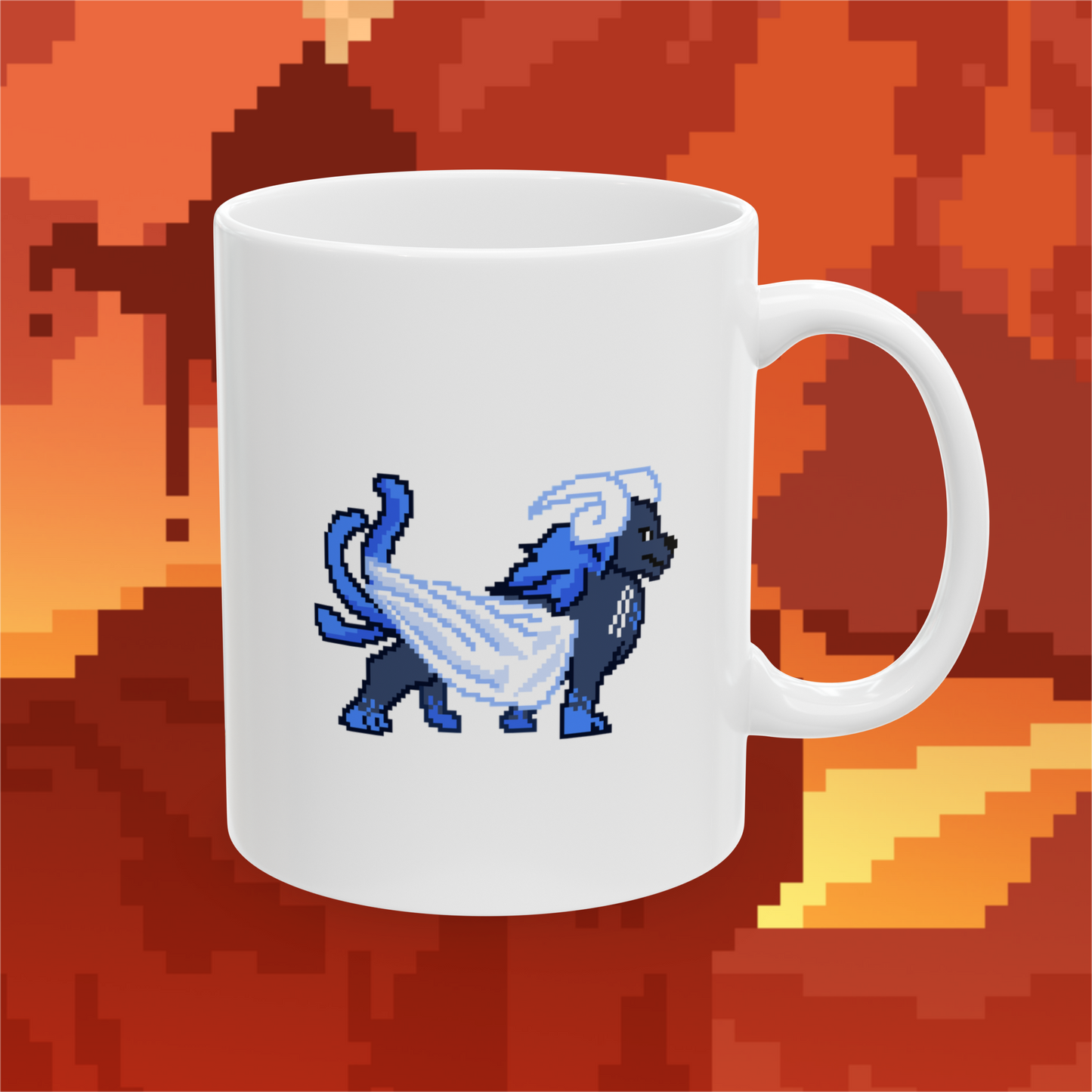 Azure Chimera (Dæmons) Mug - White