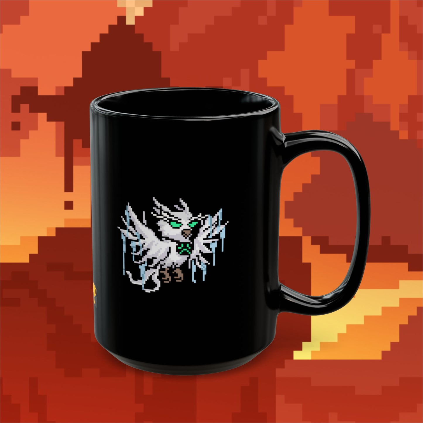 Abstract Owl (Dæmons) Mug - Black