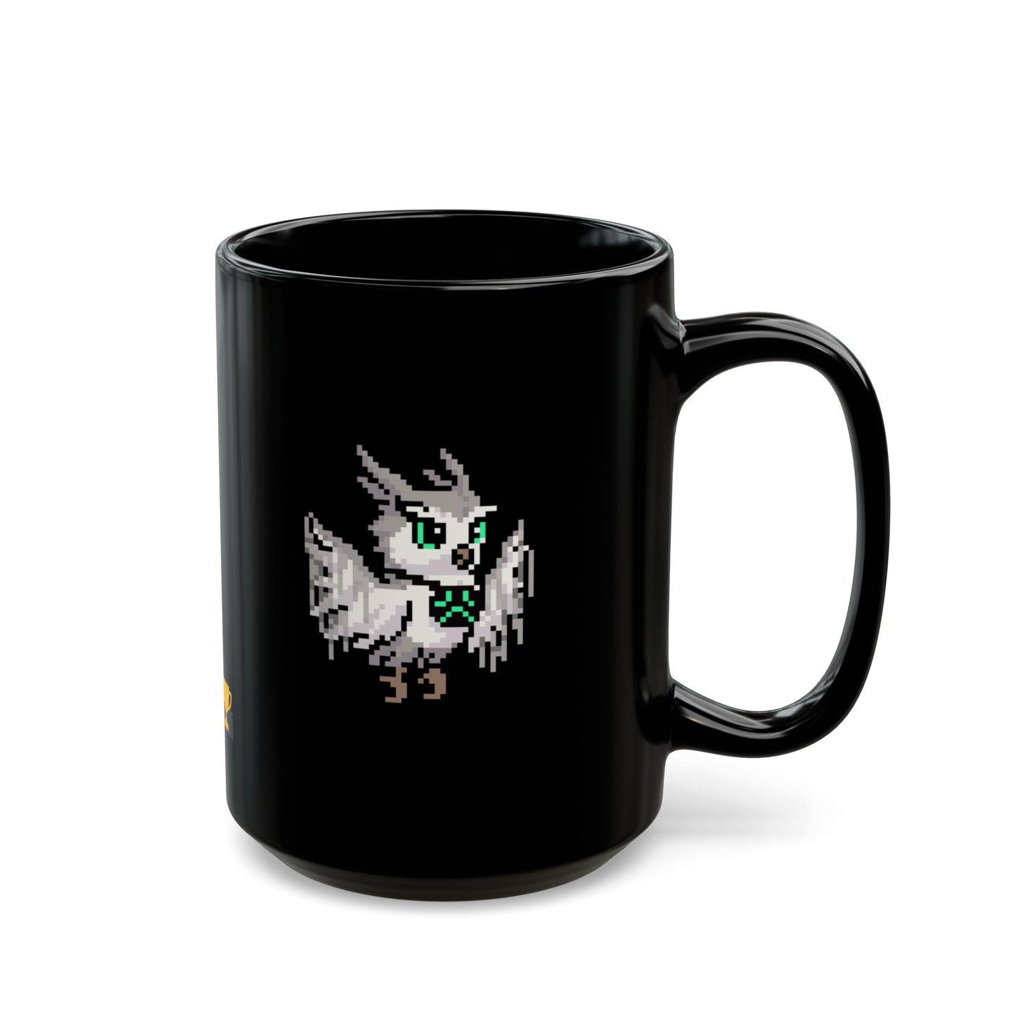 Abstract Owl (Dæmons) Mug - Black