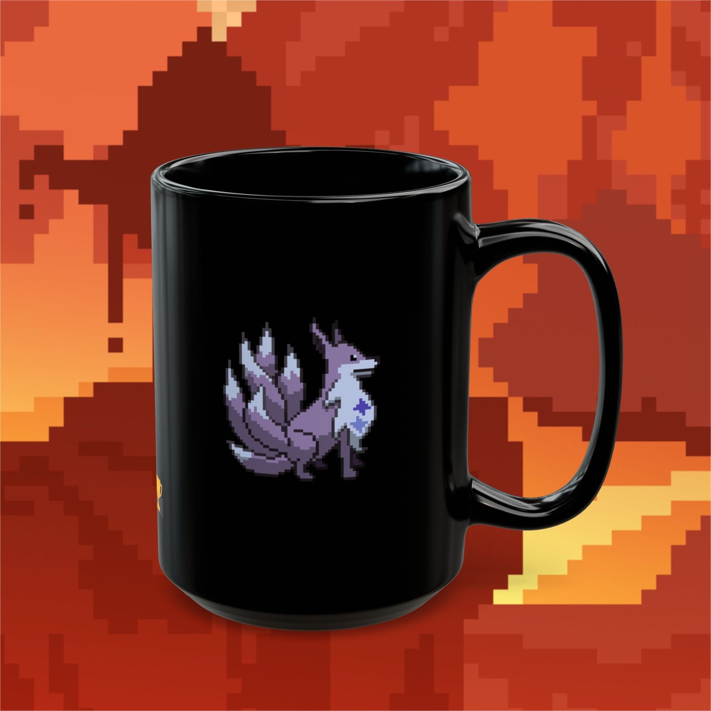Encrypted Kitsune (Dæmons) Mug - Black