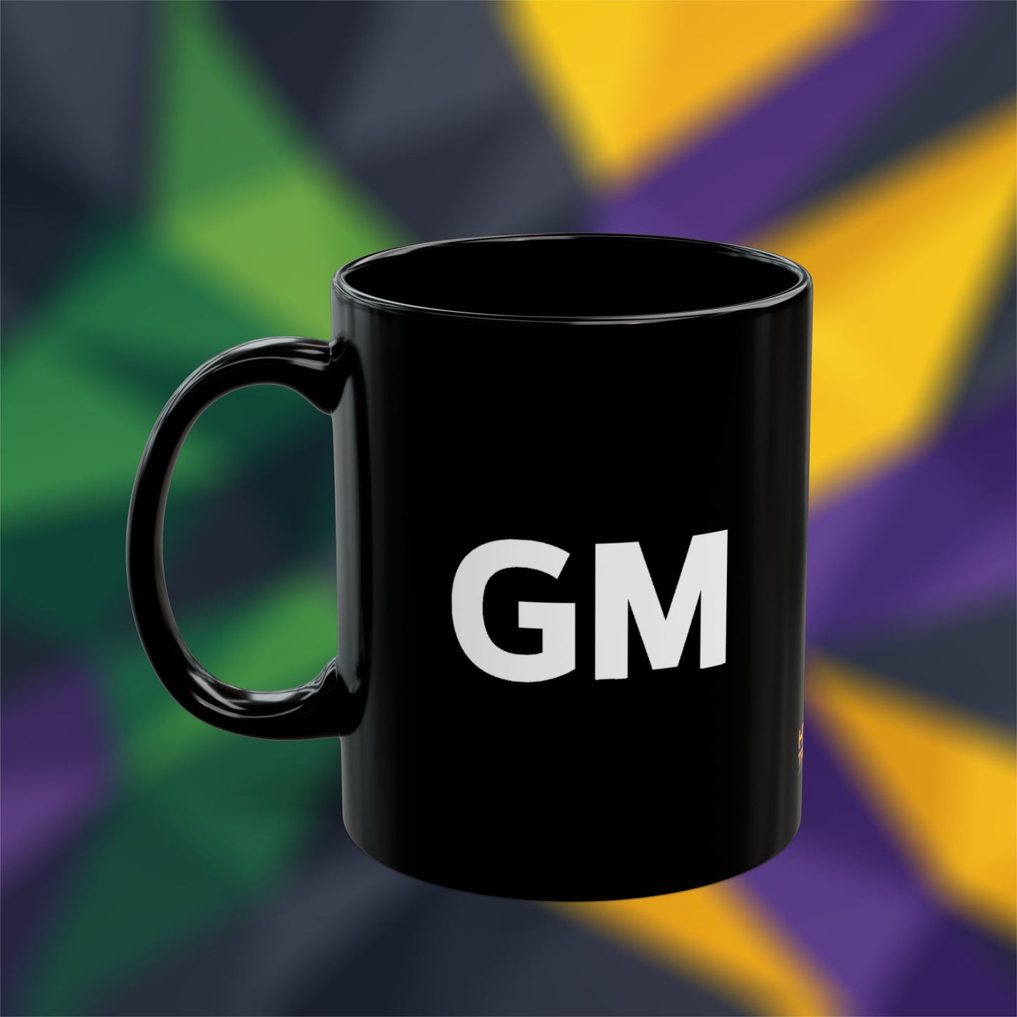 GM Black Mug