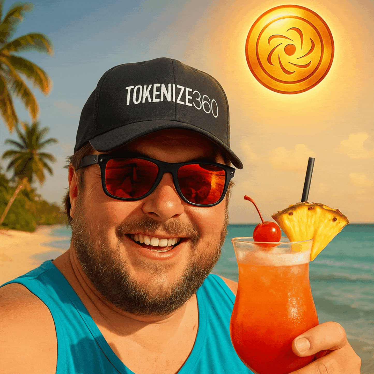 Tokenize Embroidered Cap
