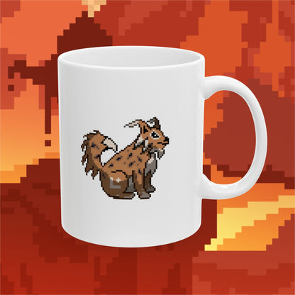 Linea Lynx (Dæmons) Mug - White