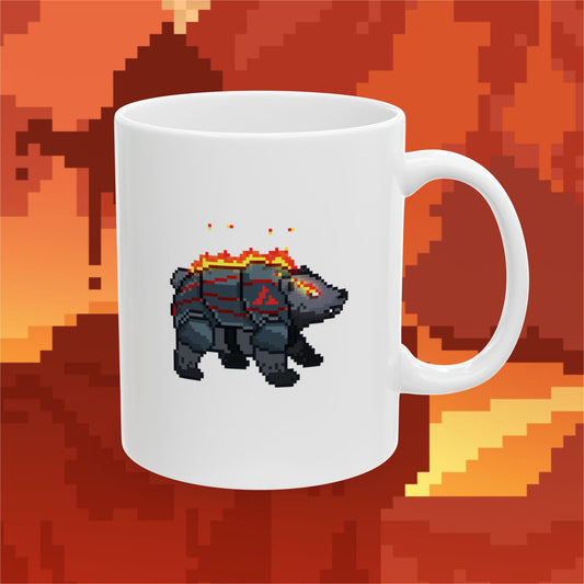 AVAX Snow Bear (Dæmons) Mug - White