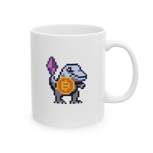 Satoshisaurus (Dæmons) Mug - White