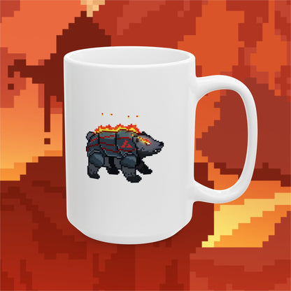 AVAX Snow Bear (Dæmons) Mug - White