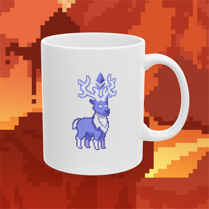 Ethereal Stag (Dæmons) Mug - White
