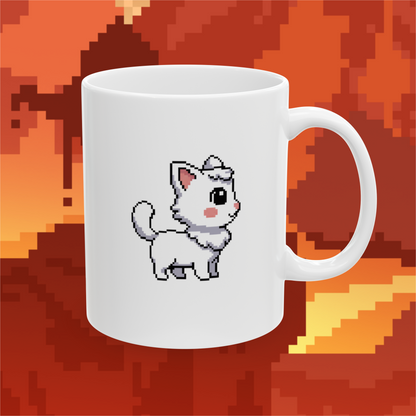 Whispurr Tail (Dæmons) Mug - White