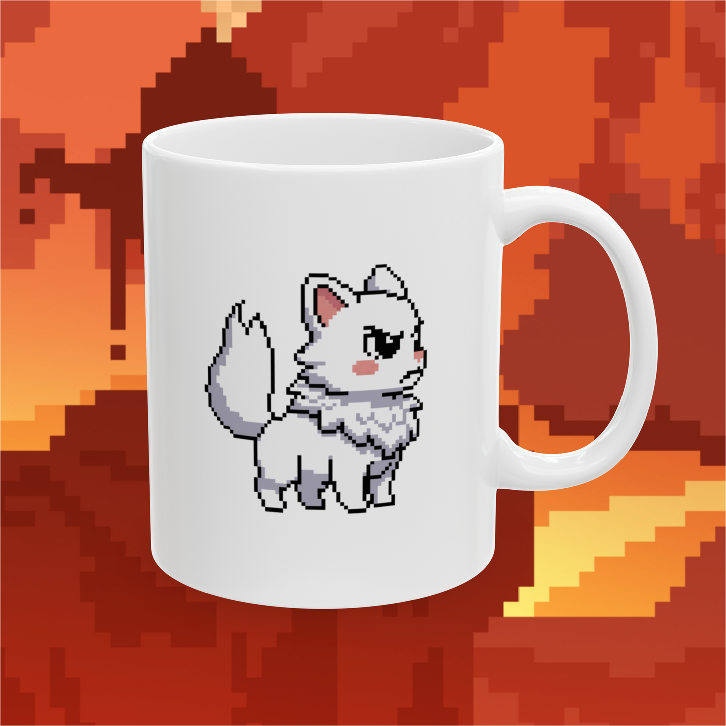 Whispurr Tail (Dæmons) Mug - White