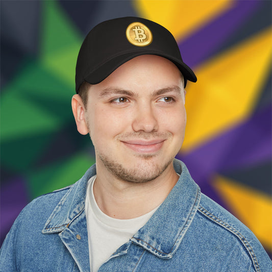 Bitcoin Logo Baseball Cap