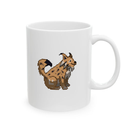 Linea Lynx (Dæmons) Mug - White