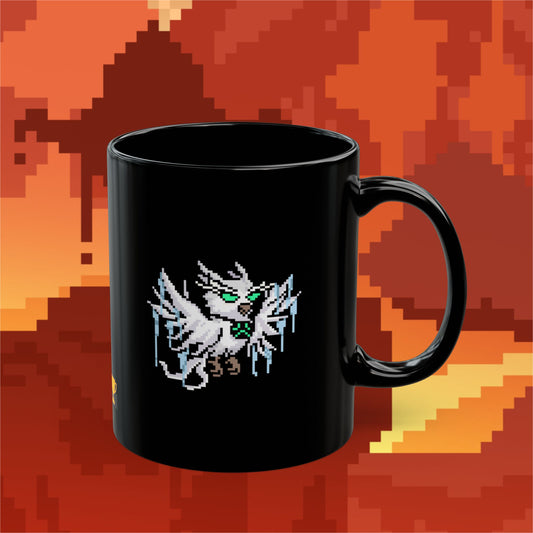 Abstract Owl (Dæmons) Mug - Black