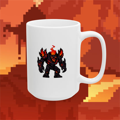 Immutable Golem (Dæmons) Mug - White