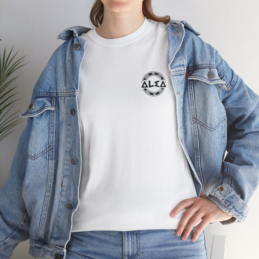 Alea Logo Cotton Tee (unisex) - White