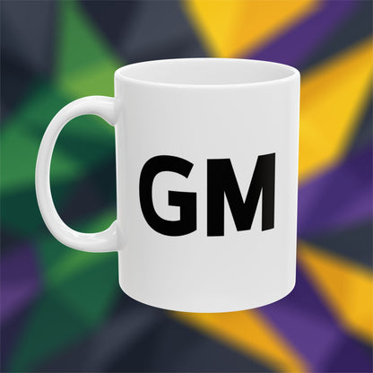 GM White Mug