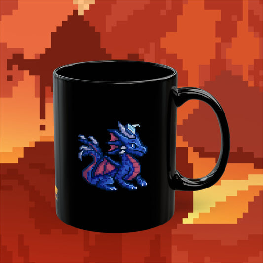 Sei Water Dragon (Dæmons) Mug - Black