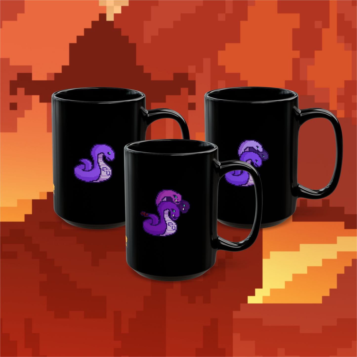 Poly Hydra (Dæmons) Mug Bundle - Black