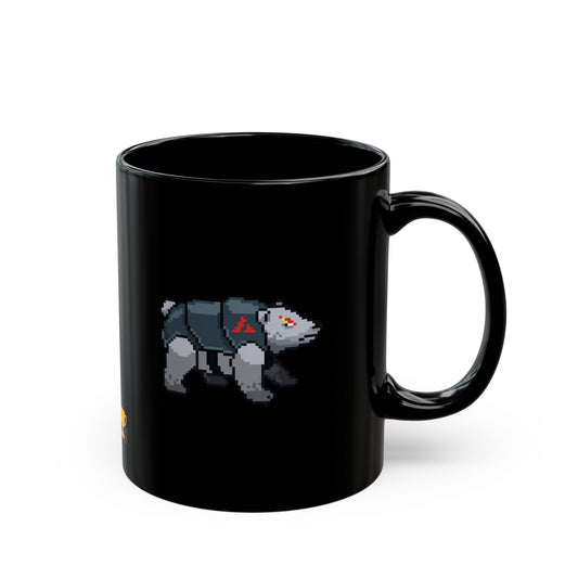 Avax Snow Bear (Dæmons) Mug - Black