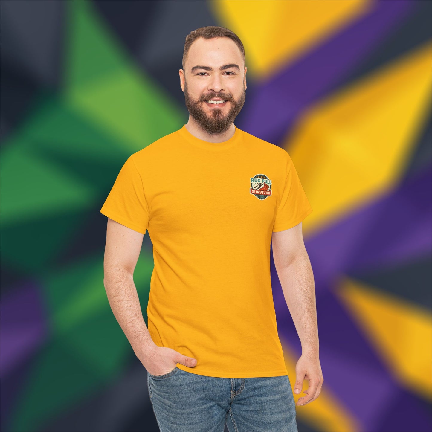 Rug Pull Survivor 2025 Cotton Tee (unisex)