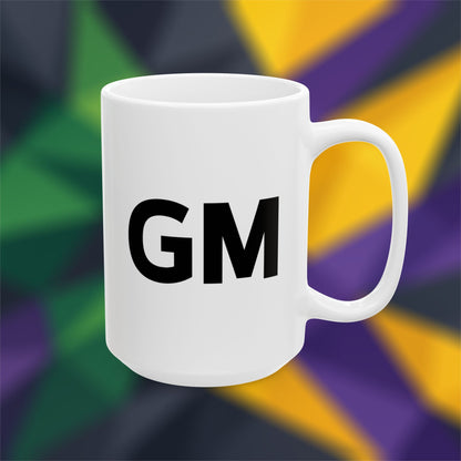 GM White Mug