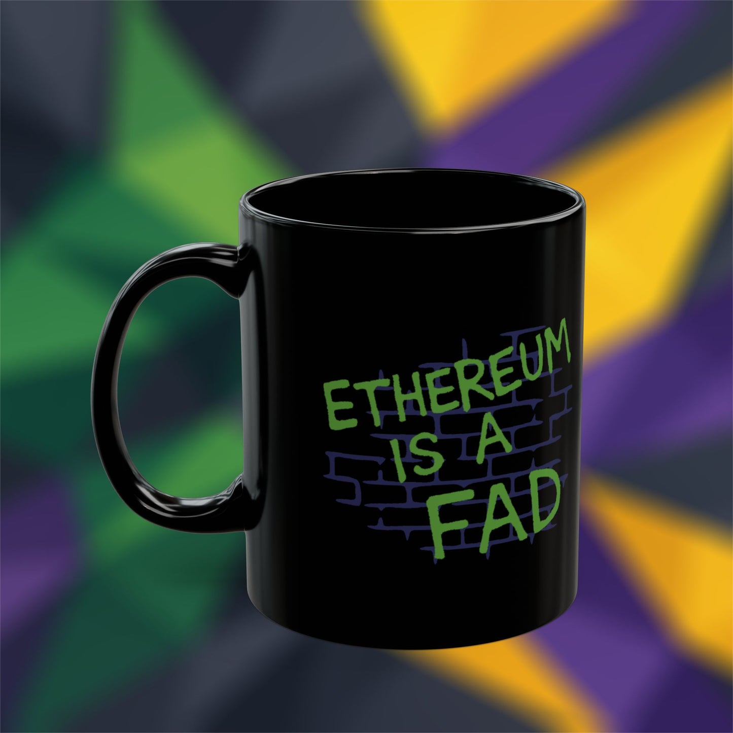 Ethereum Is A Fad Mug - Black