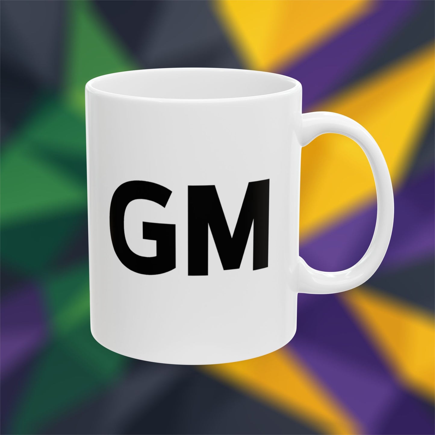 GM White Mug