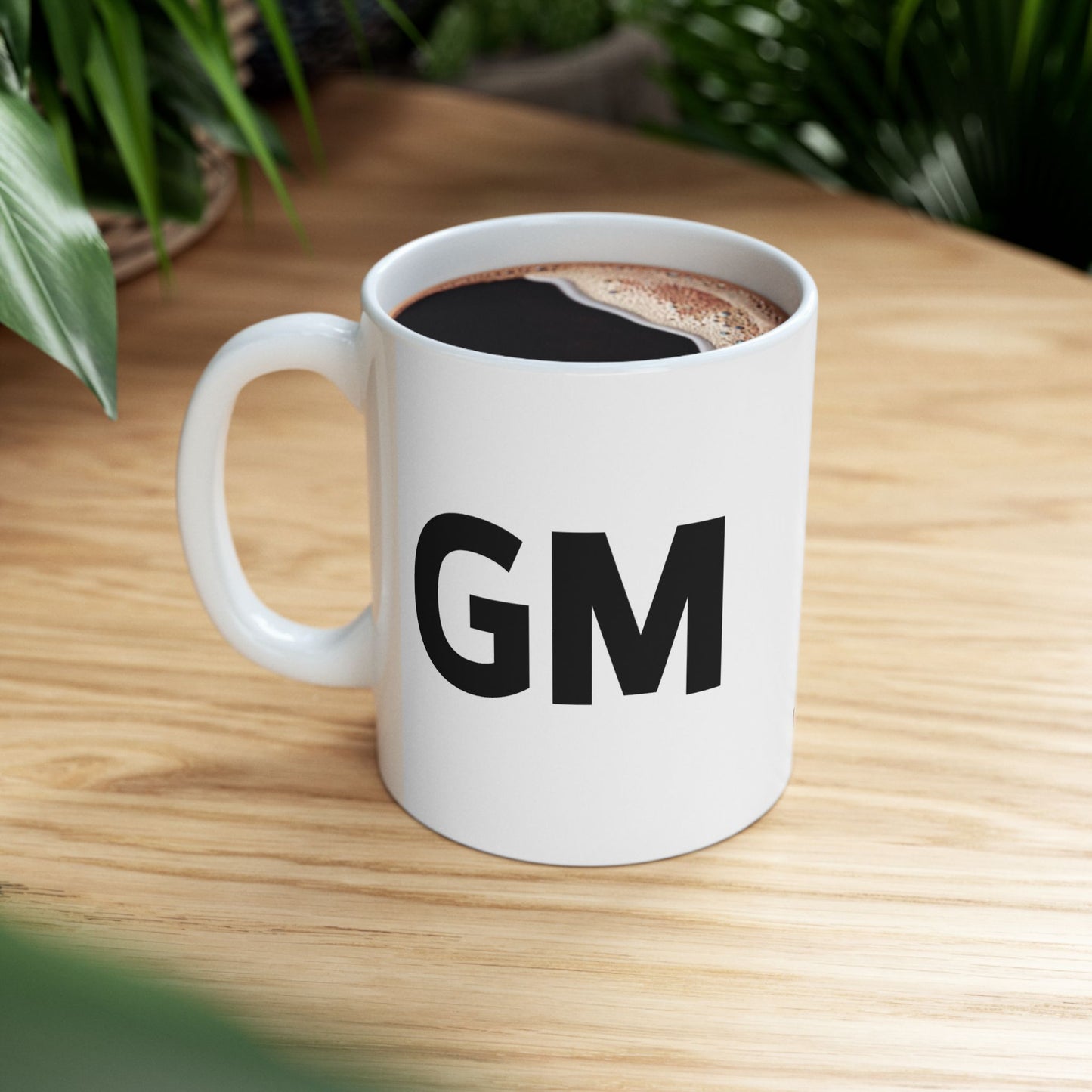 GM White Mug