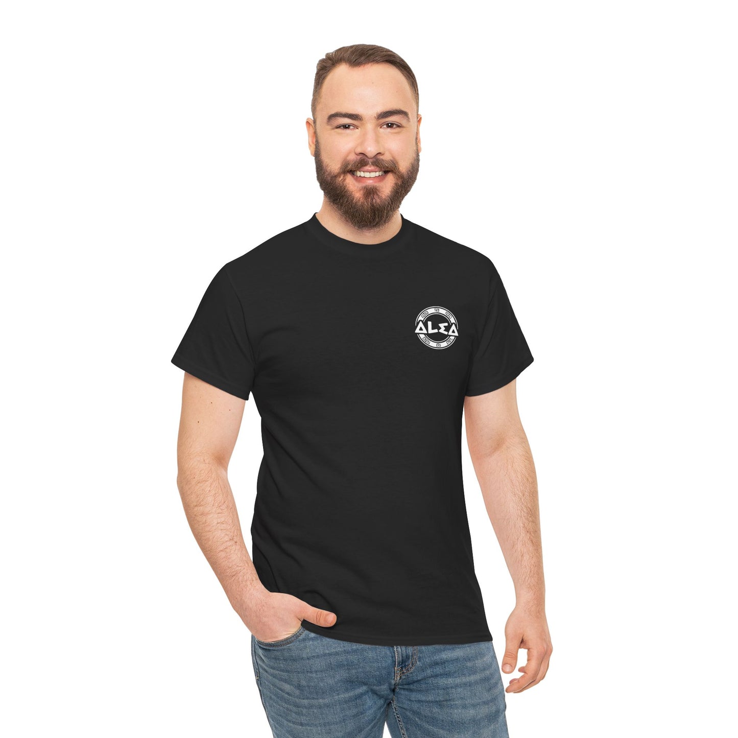 Alea Logo Cotton Tee (unisex) - Black