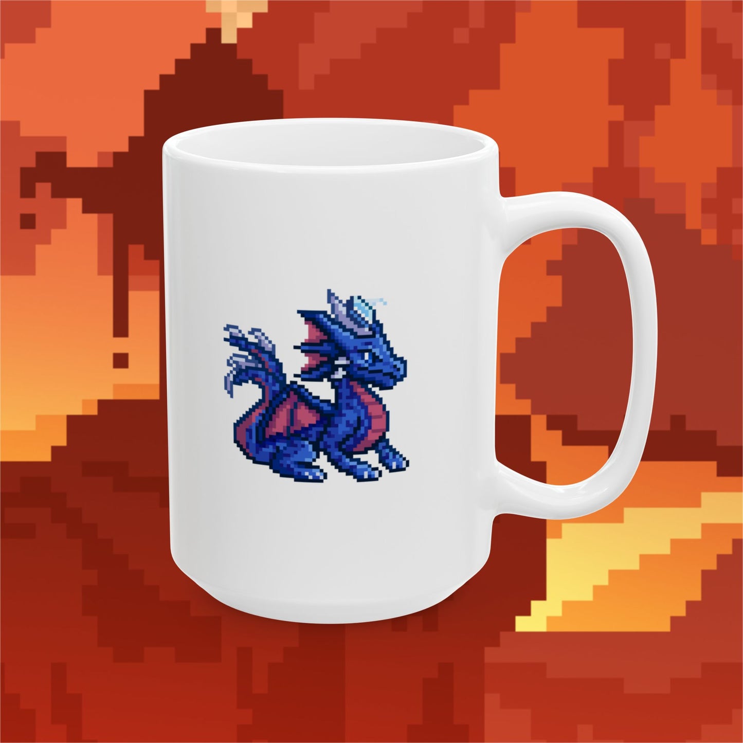 Sei Water Dragon (Dæmons) Mug - White