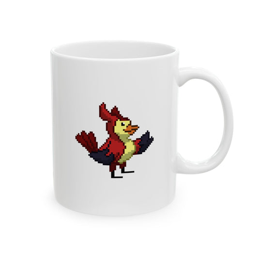 Optimistic Sparrow (Dæmons) Mug - White