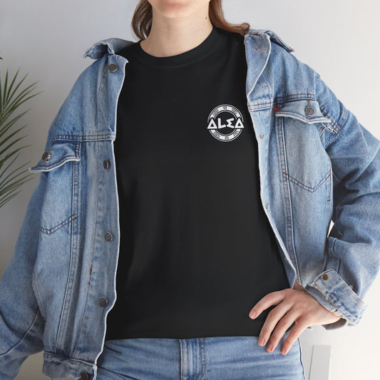 Alea Logo Cotton Tee (unisex) - Black