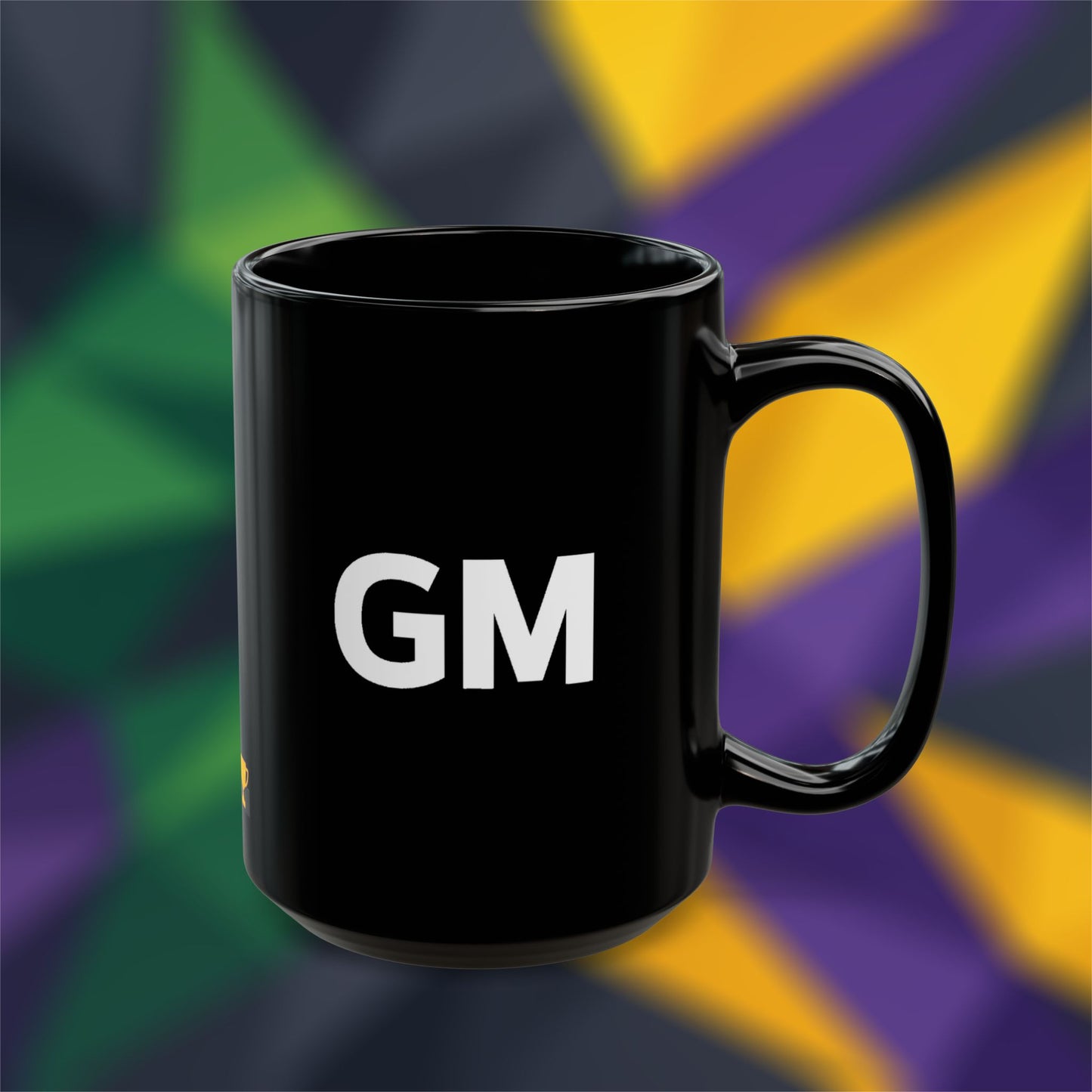 GM Black Mug