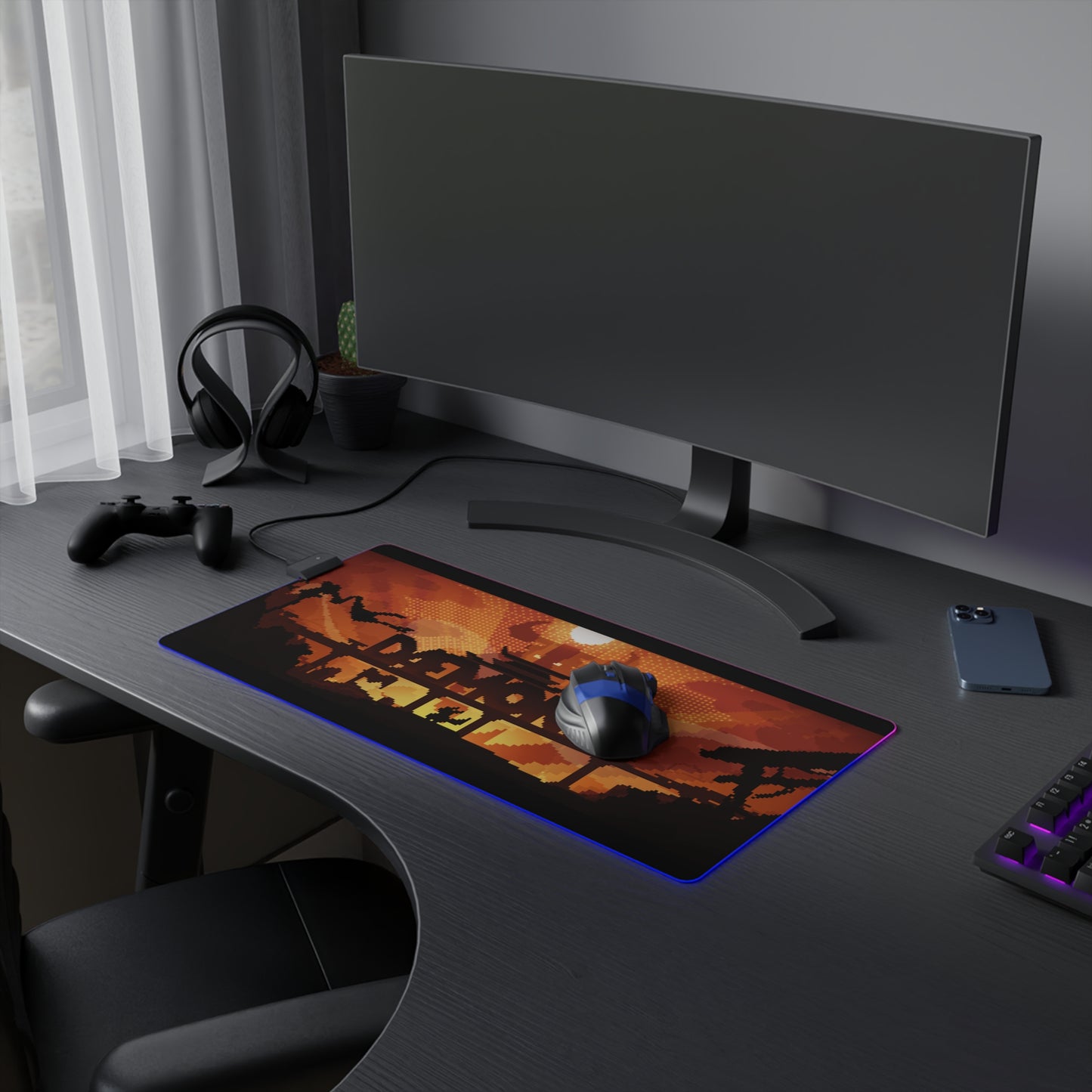 LED Dæmons Gaming Pad - Scene 1