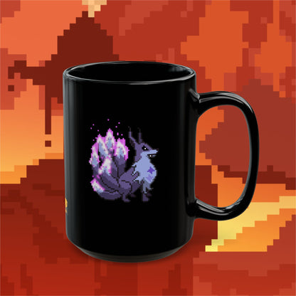 Encrypted Kitsune (Dæmons) Mug - Black
