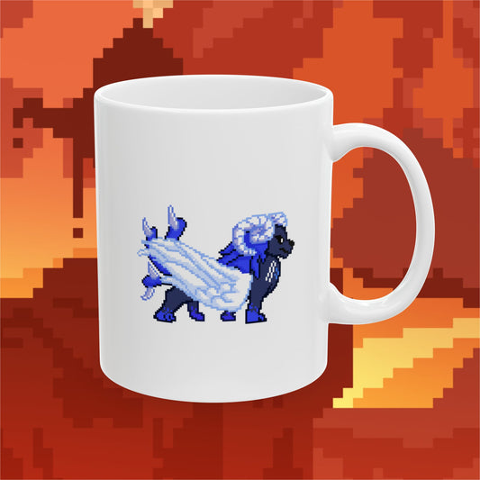 Azure Chimera (Dæmons) Mug - White