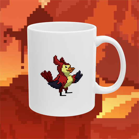 Optimistic Sparrow (Dæmons) Mug - White