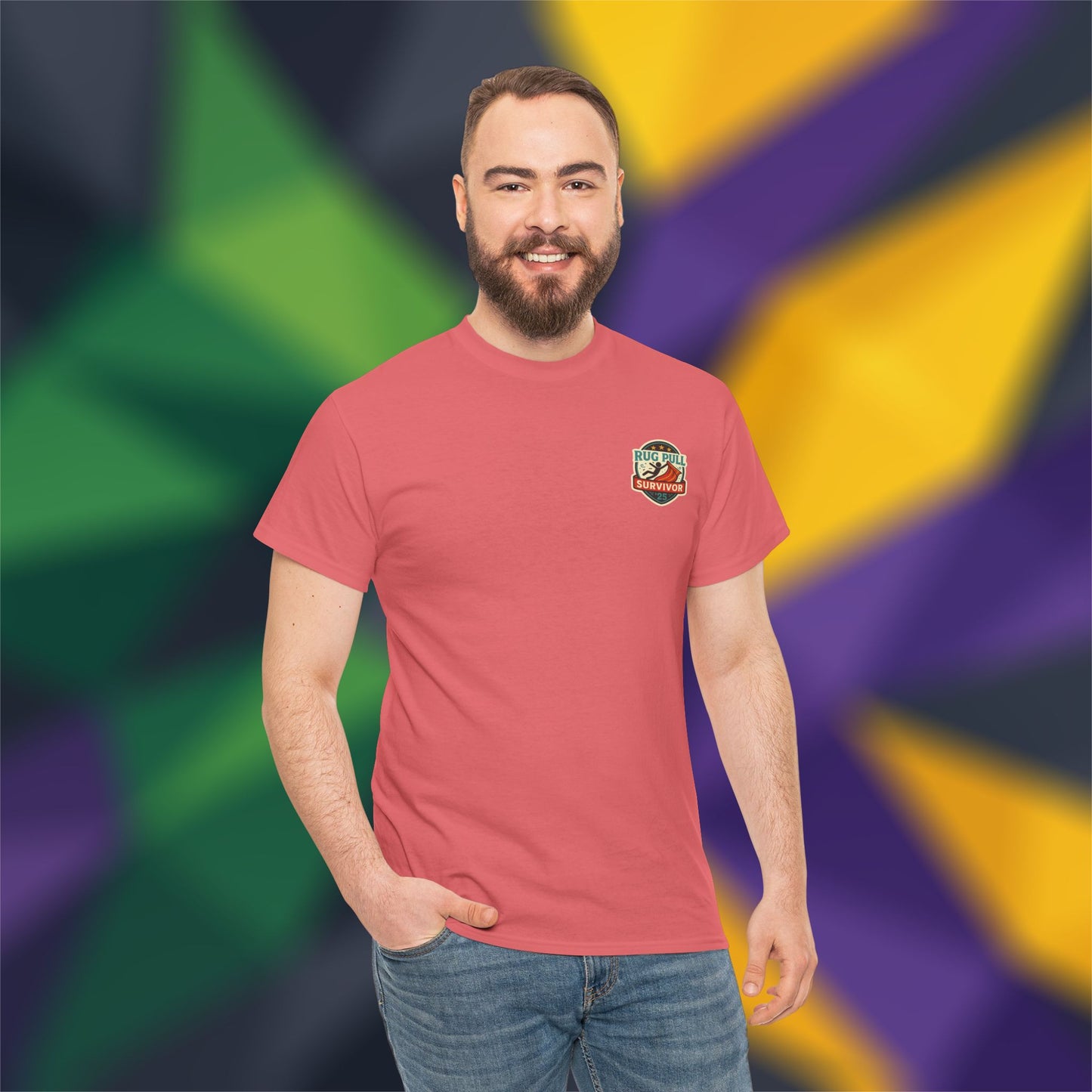 Rug Pull Survivor 2025 Cotton Tee (unisex)