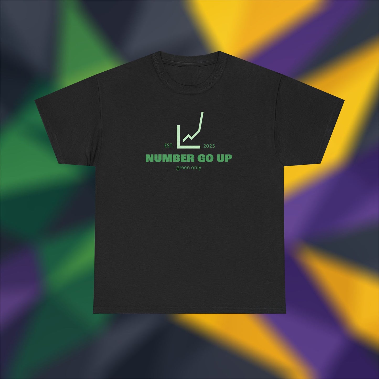 Number Go Up Heavy Cotton Tee (unisex)